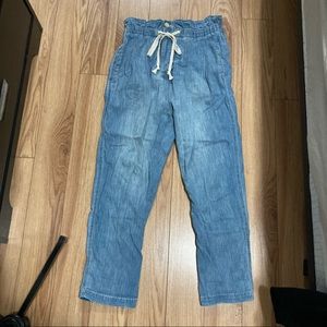 Free People Margaret lightweight denim pants